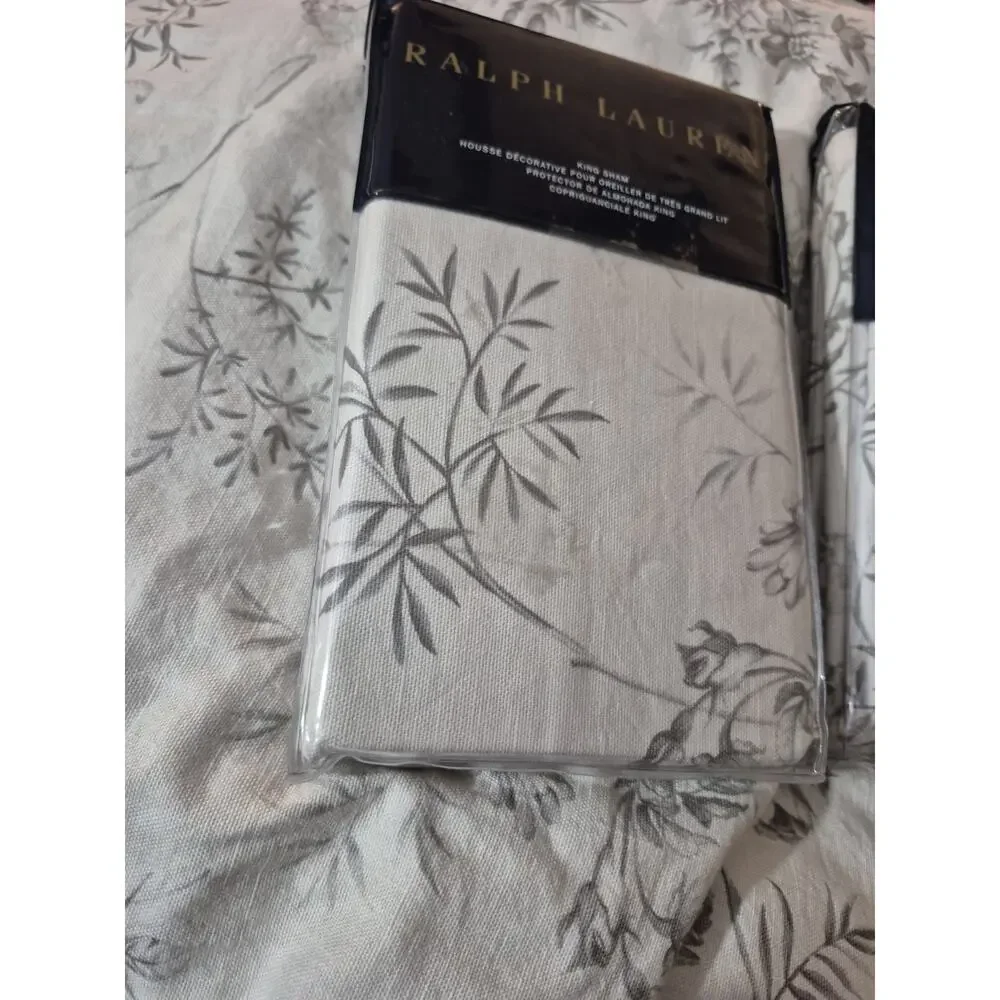 💥 King Ralph Lauren Hoxton Collection Ainslie Duvet Cover Set w/ 2 Shams